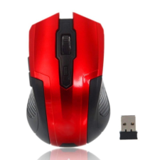 Egér vezeték nélküli SILVERLINE RF-107 USB piros egér