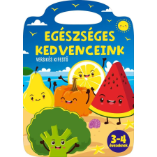 Egészséges kedvenceink - versikés kifestő gyermek- és ifjúsági könyv