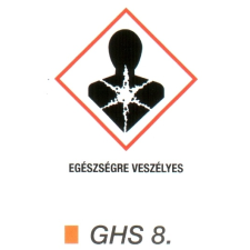 Egészségre veszélyes ghs 8 információs címke