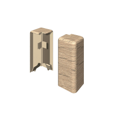 Egger Szegélyléc Külső sarkok Tölgy közepes barna 2 darab élvédő, sín, szegélyelem