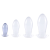 EggPlay Plug Egg Clear S – átlátszó prémium tojás vibrátor