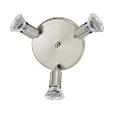EGLO 31413 Led-es mennyezetiGU10 3x3W mattnikkel Mini világítás