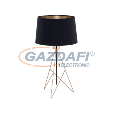 EGLO 39178 Asztali E27 60W fekete/réz Camporale világítás