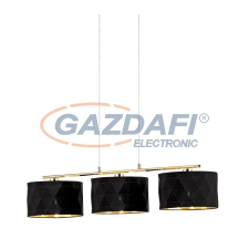 EGLO 39225 függeszték E27 3x60W 92cm fekete/arany Dolorita világítás