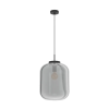 EGLO 39674 Függ E27 1x40W 35cm fek/átl Bulciago