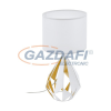 EGLO 43078 Asztali lámpa E27 1x60W fehér/mézarany Carlton5