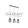 EGLO 49142 függeszték E27 3x60W fekete Clevedon