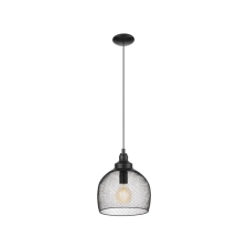 EGLO 49736 függeszték E27 60W 28cm fekete Straiton világítás