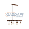 EGLO 49859 függeszték E27 6x60W barna Townshend 4