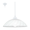 EGLO 82785 Függeszték E27 60W fehér csíkos Vetro