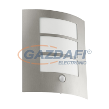 EGLO 88142 Kültéri fali 1*60W E27 szenzoros nemesacél City kültéri világítás