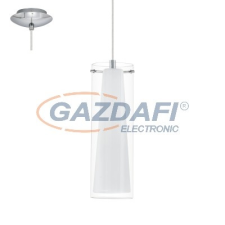 EGLO 89832 Függeszték E27 1x60W króm/fehér Pinto világítás