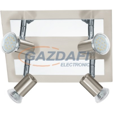 EGLO 90916 mennyezeti GU10 LED 4x5W m.nikkel/króm Rottelo világítás