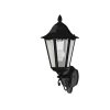 EGLO 93457 outdoor wall lamp, black-silver, upwards