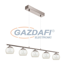 EGLO 94319 Led-es függeszték 5x3,3W matt nikkel Romagnese világítás