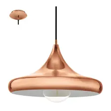 EGLO 94742 függeszték E27 60W 40cm réz színű Coretto2 világítás