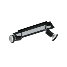 EGLO 94964 LED fali/ mennyezeti GU10 2x5W fekete/króm Sarria világítás