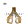 EGLO 96258 Függeszték E27 1x60W 38cm juhar Tindori