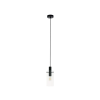 EGLO 97366 függeszték E27 1x60W fekete/átlátszó Montefino