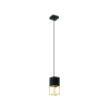 EGLO 97733 LED függeszték GU10 1x5W fekete/arany Montebaldo