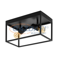 EGLO 98332 Mennyezeti lámpa E27 2x40W fekete Silentina világítás