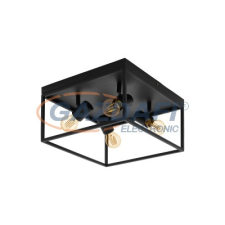 EGLO 98334 Mennyezeti lámpa E27 4x40W fekete Silentina világítás