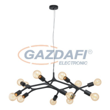 EGLO 98347 Függeszték E27 12x60W fekete Bocadella világítás