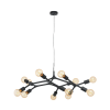 EGLO 98347 Függeszték E27 12x60W fekete Bocadella