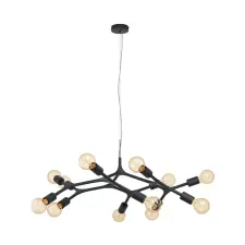 EGLO 98347 Függeszték E27 12x60W fekete Bocadella világítás