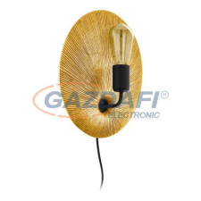 EGLO 98379 Fali lámpa E27 60W arany/fekete Gascueria világítás