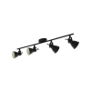 EGLO 98408 LED mennyezeti lámpa GU10 4x3,3W fekete Seras