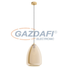 EGLO 98647 Függeszték E27 1x40W 30cm csiszolt réz/borostyán Alobrase világítás