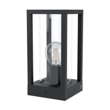 EGLO 98714 kültéri állólámpa E27 1x40W IP44 fekete/átlátszó Cascinetta kültéri világítás