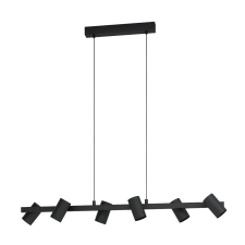 EGLO 99464 Függeszték E14 6x25W fekete Gatuela1 világítás