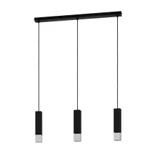EGLO 99698 LED függ GU10 3x4,5W fek/ezüst Butrano világítás