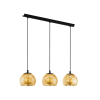 EGLO ALBARACCIN fekete-arany függesztett lámpa (EG-98525) E27 3 izzós IP20