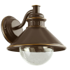 EGLO ALBECETE kültéri fali lámpatest E27 1x40W IP44 barna/vörösréz