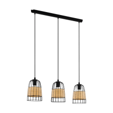 EGLO ANWICK FÜGGESZTÉK E27 3X40W FEKETE/RATTAN világítás