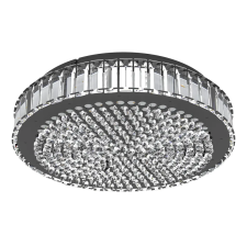 EGLO Balparda fekete-átlátszó LED mennyezeti lámpa (EG-390248) LED 1 izzós IP20 világítás