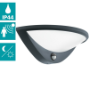 EGLO Belcreda antracit-fehér LED mozgásérzékelős kültéri fali lámpa (EG-97312) LED 1 izzós IP44