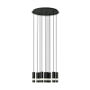 EGLO Bernabeta fekete-fehér függesztett lámpa (EG-39708) GU10 10 izzós IP20