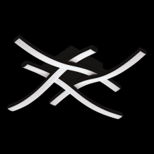 EGLO CABEZAS-E LED MENNYEZETI LÁMPA 20W 2440LM 4000K IP20 NÉGYÁGÚ FEKETE világítás