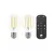 EGLO Eglo 12255 Connect Zigbee okos fényforrás távirányítóval, E27-LED-A60, 6W, 4000K, 806 lm, 2 db