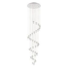 EGLO Eglo Pianopoli 1 39545 kristály függeszték, 40x1,8W LED, 3000K, 40x215 lm világítás
