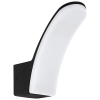 EGLO FIUMICINO LED KÜLTÉRI FALILÁMPA 11W 1500LM 3000K IP44 FEKETE/FEHÉR