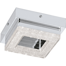 EGLO FRADELO LED FALI/MENNYEZETI LÁMPA 1X4W 400LM 12X12CM ACÉL/MŰANYAG/KRISTÁLY világítás