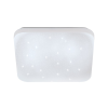EGLO Frania Led mennyezeti lámpa 3000K 900lm 22x22cm cm kristály