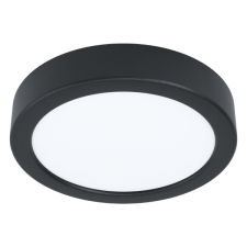 EGLO FUEVA5 MENNYEZETI LÁMPA LED 10,5W 1350LM 4000K ÁTMÉRŐ:16CM FEKETE világítás