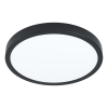 EGLO FUEVA5 MENNYEZETI LÁMPA LED 20W 2300LM 3000K ÁTMÉRŐ: 28,5CM IP44 FEKETE