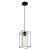 EGLO Függeszték E27 3x60Wfekete/átl.Loncino